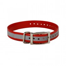 The Buzzard's Roost Reflective Collar Strap 1" x 24"