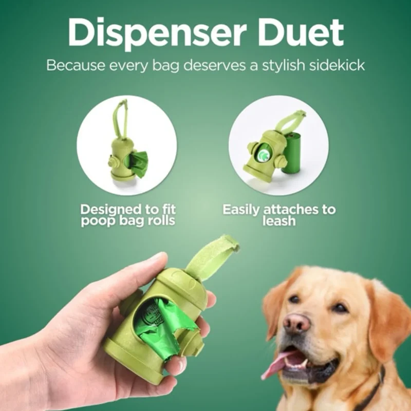 Pettz Hydrant-Style Poop Bag Dispenser – Convenient Dog Waste Pickup