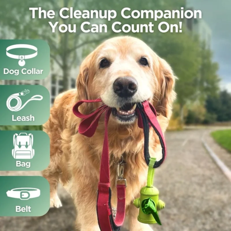 Pettz Hydrant-Style Poop Bag Dispenser – Convenient Dog Waste Pickup