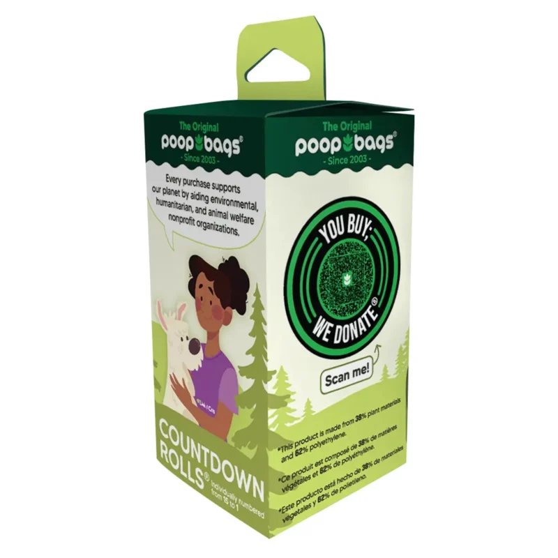 Eco Biobased Poop Bags – 8 Rolls / 120 Count Leak-Proof