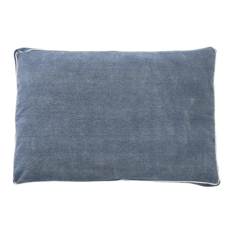 Pettz Stonewashed Blue Orthopedic Pet Bed – Washable Cover