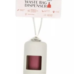 Pettz Cloud White Waste Bag Dispenser– Clean & Discreet Attachment