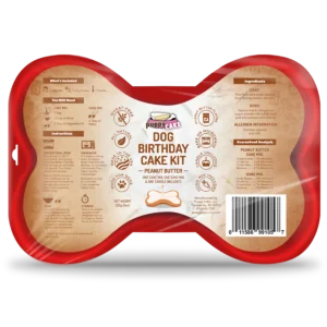 Pettz Puppy Cake Dog Birthday Cake Kit – Easy Homemade Celebration Treat