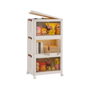 Pettz 3-Pack Foldable Pet Storage Bins with Lids – Space-Saver