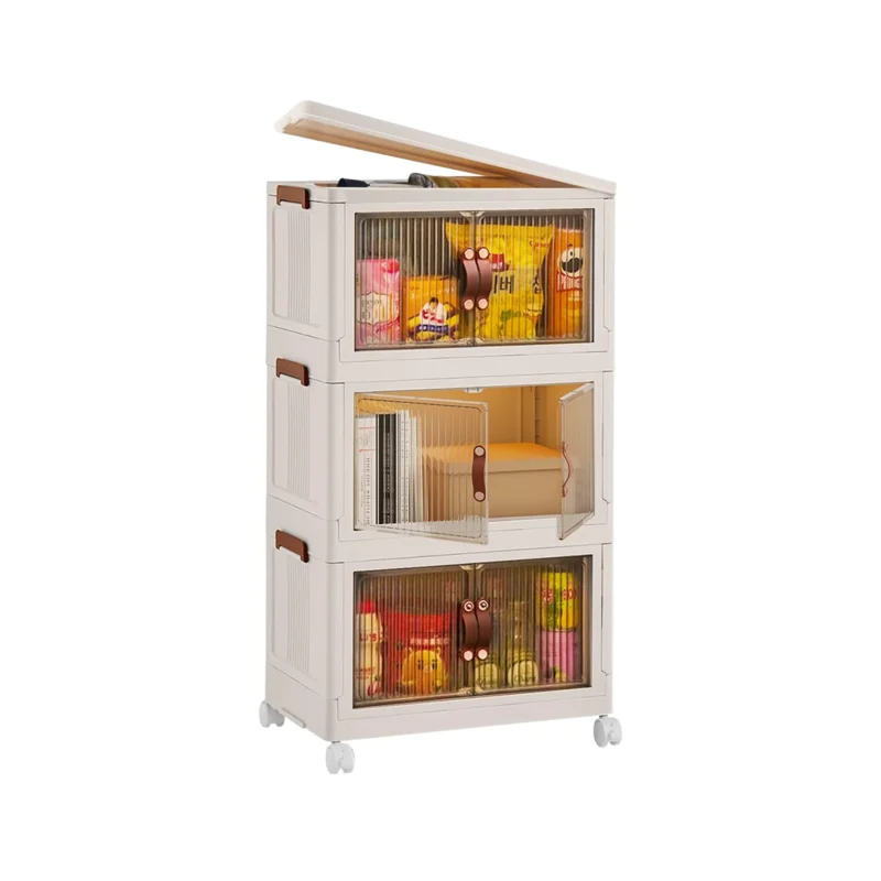 Pettz 3-Pack Foldable Pet Storage Bins with Lids – Space-Saver