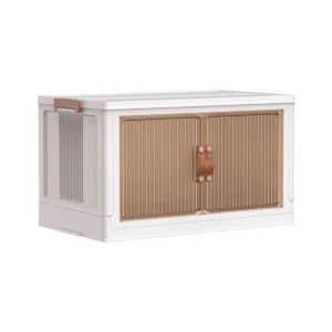 Pettz 3-Pack Foldable Pet Storage Bins with Lids – Space-Saver