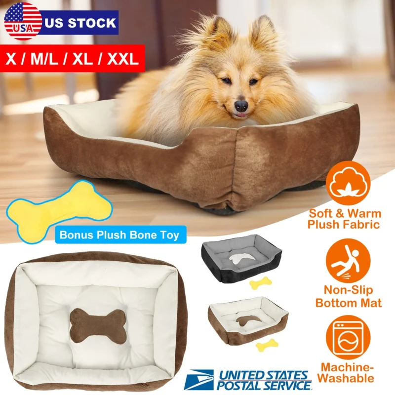 Pettz Pet Dog Bed Soft Warm