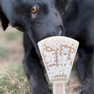 Pettz Waffle Tower 2-in-1 Nylon Chew Toy – Aggressive Chewer Enrichment