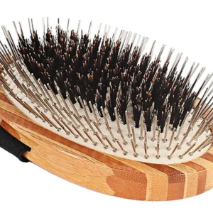 Pettz Bass Hybrid Grooming Brush – Gentle Deshedding & Massage