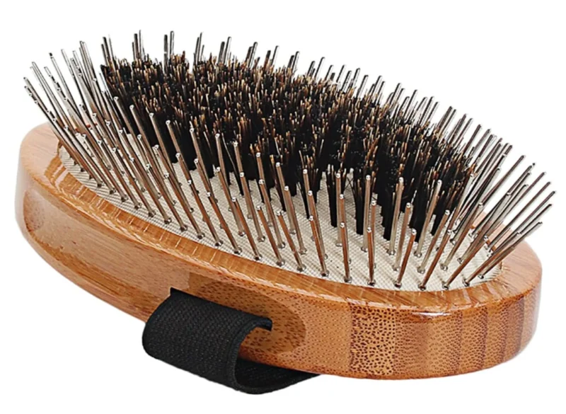 Pettz Bass Hybrid Grooming Brush – Gentle Deshedding & Massage