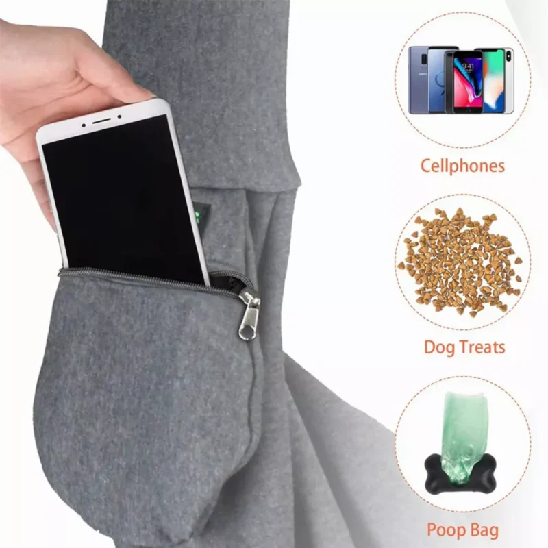 JESPET Comfy Pet Sling – Hands-Free Carrier for Small Dogs & Cats