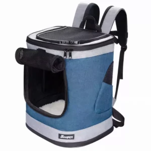 Pettz JESPET Pet Backpack Carrier for Small Dog, Puppy, Soft Carrier Backpack Ideal for Traveling, Hiking, Walking and Outdoor Activities with Family