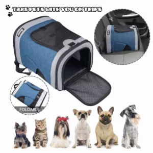 Pettz JESPET Pet Backpack Carrier for Small Dog, Puppy, Soft Carrier Backpack Ideal for Traveling, Hiking, Walking and Outdoor Activities with Family