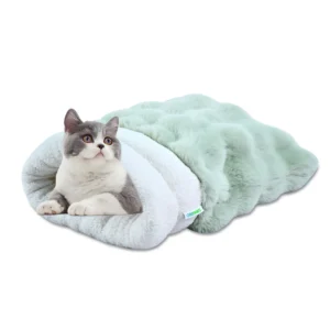 1305-CBD-2117SG.0.td_size_1 GOOPAWS 4 in 1 Self Warming Cat Sack Bed Cave