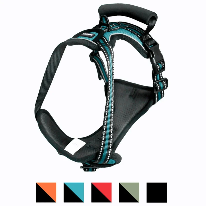 1305-GDH-1320BU.0.td_size_1-4 GOOPAWS Padded Reflective Dog Harness – Adjustable No-Pull Walking Harness