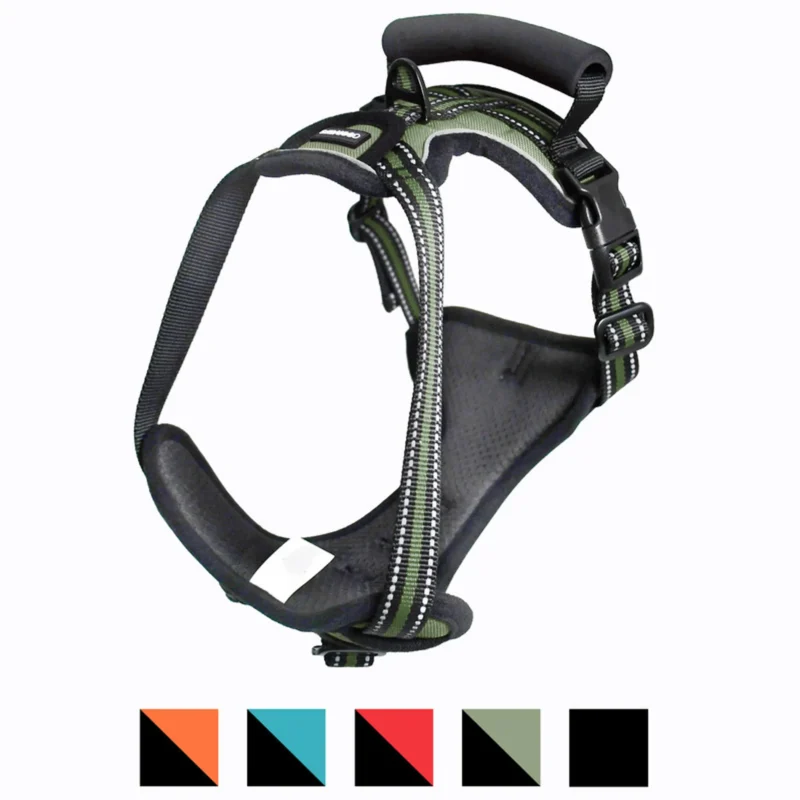 1305-GDH-1320GN.0.td_size_1-3 GOOPAWS Padded Reflective Dog Harness – Adjustable No-Pull Walking Harness