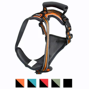 1305-GDH-1320OR.0.td_size_1-4 GOOPAWS Padded Reflective Dog Harness – Adjustable No-Pull Walking Harness