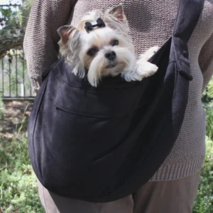 Pettz Susan Lanci Cuddle Carrier Black – Luxury Small Dog Carrier