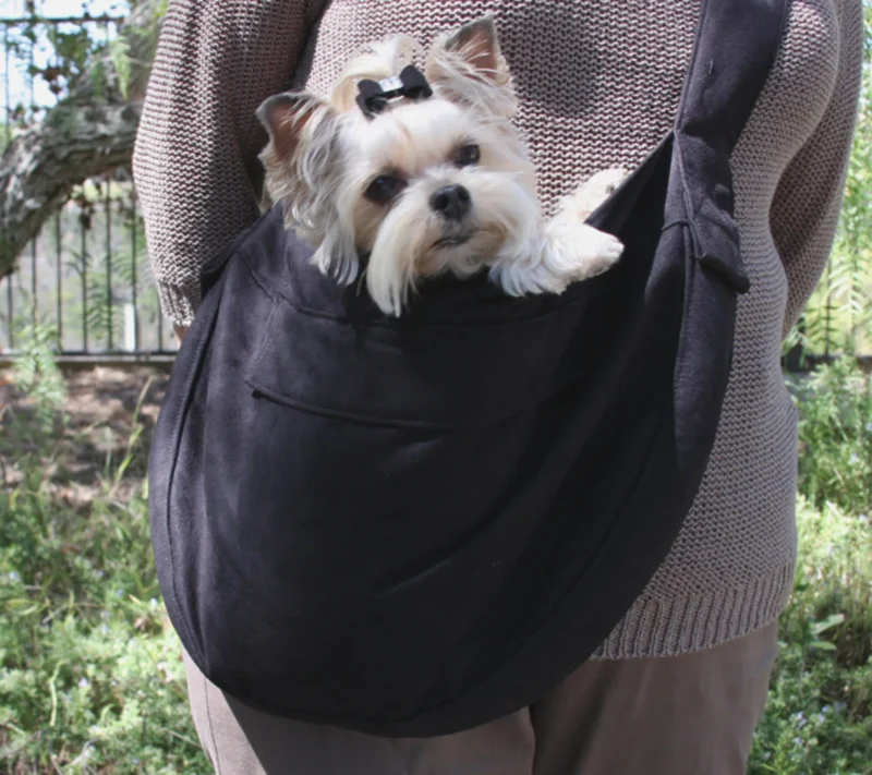 Pettz Susan Lanci Cuddle Carrier Black – Luxury Small Dog Carrier