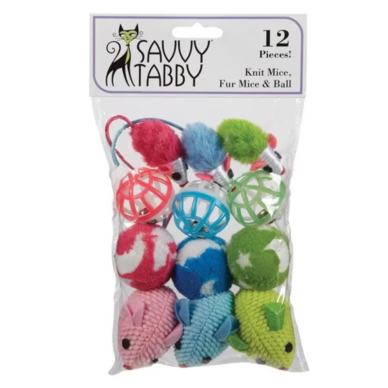 14-721343368854.0.td_size_1.webp ST Knit Mice Fur Mice & Ball 12Pk