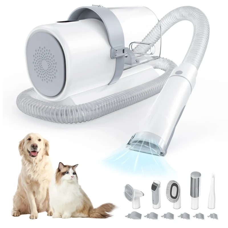 1436-W2201P195331.0.td_size_1 Professional Pet Grooming Clippers with 2.5L Cup, 3 Suction Modes