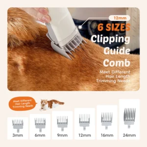 1436-W2201P195331.1.td_size_1 Professional Pet Grooming Clippers with 2.5L Cup, 3 Suction Modes