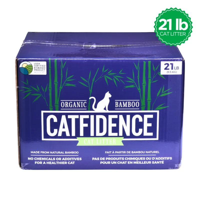 Pettz Catfidence Bamboo Cat Litter – Natural Clumping Odor Control Litter