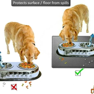 Silicone Pet Food Mat by Mr. Peanut's