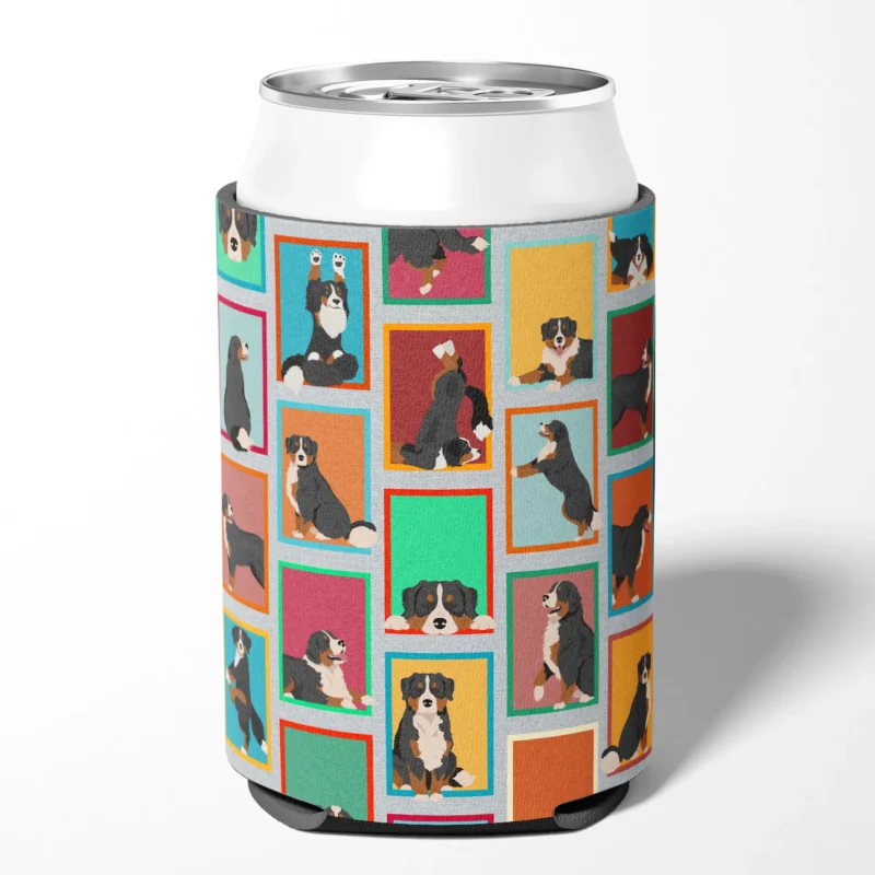 Lots of Dogs Can or Bottle Hugger