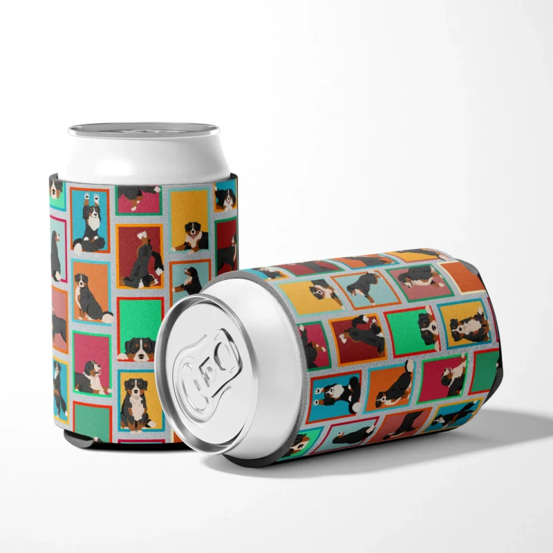 Lots of Dogs Can or Bottle Hugger