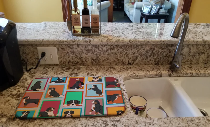 Lots of Dogs Dish Drying Mat
