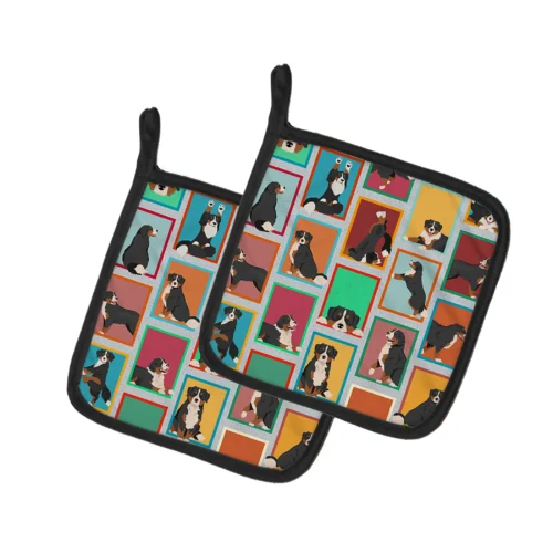 Lots of Dogs Pair of Pot Holders