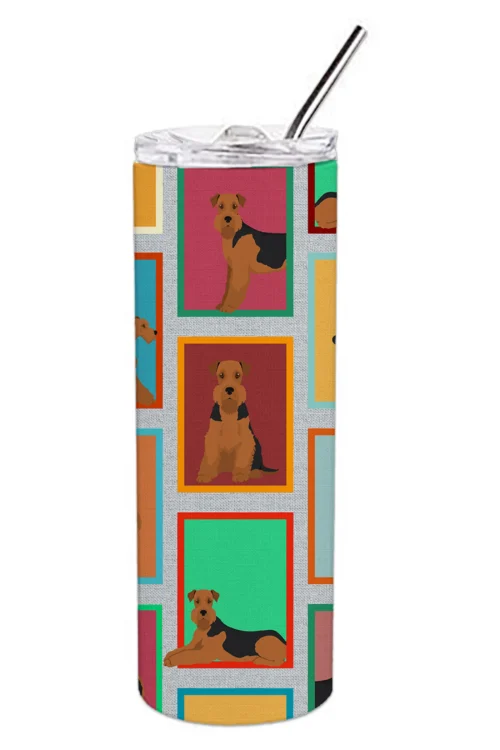 Lots of Dogs Stainless Steel Skinny Tumbler
