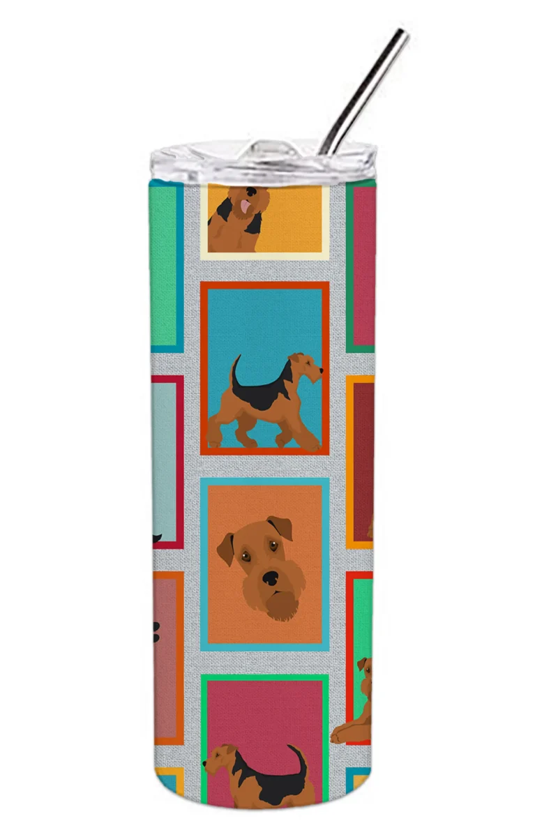 Lots of Dogs Stainless Steel Skinny Tumbler
