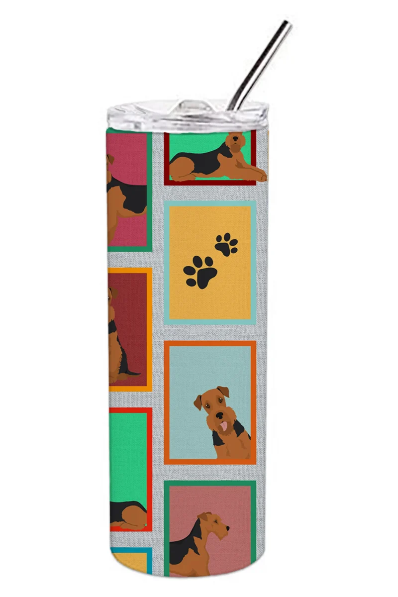Lots of Dogs Stainless Steel Skinny Tumbler