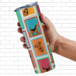 Lots of Dogs Stainless Steel Skinny Tumbler