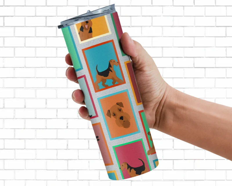 Lots of Dogs Stainless Steel Skinny Tumbler