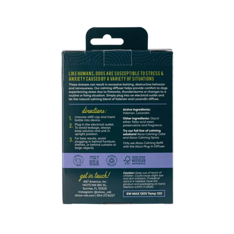 Pettz Plant-Based Calming Diffuser Plug-in Kit for Dog