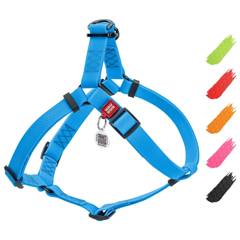 Waterproof Adjustable Dog Harness – Heavy Duty for Medium & Large Dogs (L)