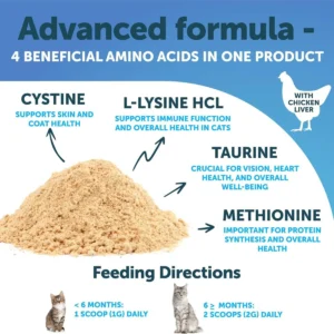L Lysine for Cats Lysine Powder Supplement