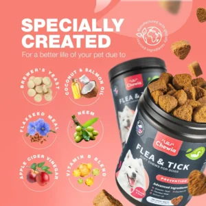 Dog Flea and Tick Treatment Chews