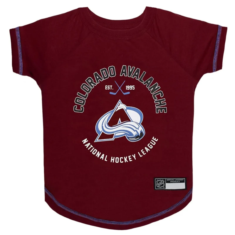 Pettz Colorado Avalanche Dog T-Shirt – Official NHL Pet Apparel