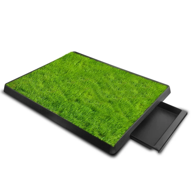 Pettz Dog Potty Training Artificial Grass Pad – Indoor Outdoor Pee Pad System