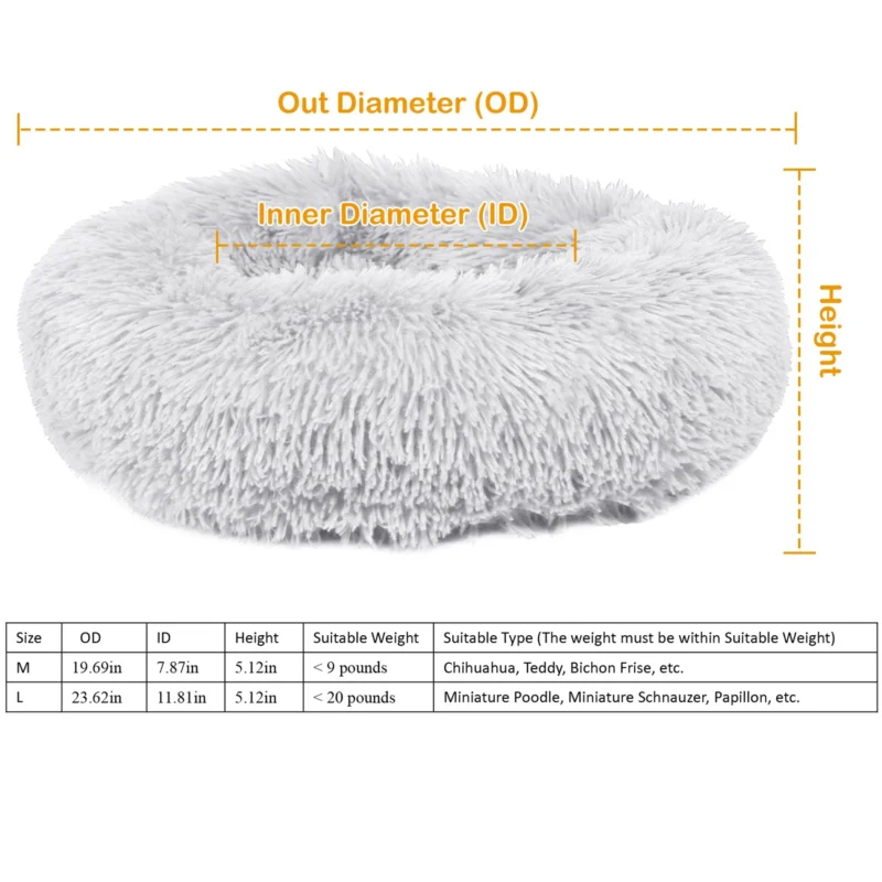 Pet Dog Bed Soft Warm Fleece Puppy Cat Bed