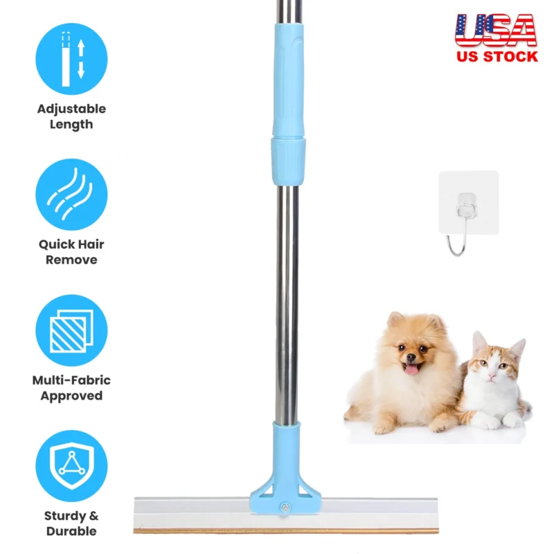 Pettz Pet Hair Removal Rake – Double Sided Deshedding Grooming Tool