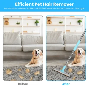 Pettz Pet Hair Removal Rake – Double Sided Deshedding Grooming Tool