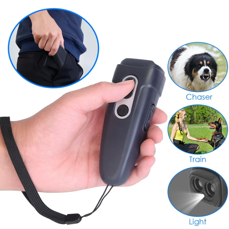 Ultrasonic Anti Barking Device Rechargeable Handheld