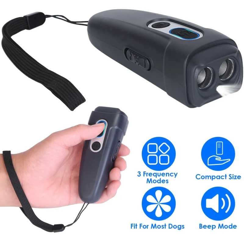 Ultrasonic Anti Barking Device Rechargeable Handheld