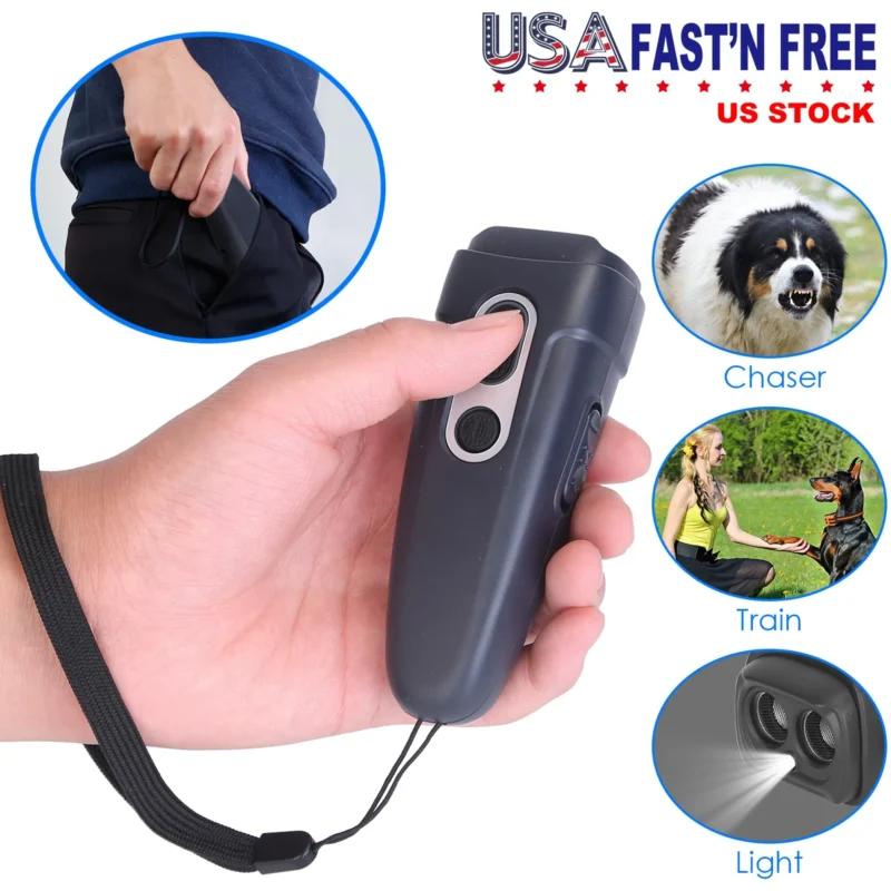 Ultrasonic Anti Barking Device Rechargeable Handheld