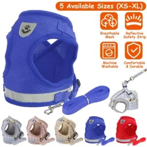 Pet Mesh Harness Dog Leash Set (Variant B)